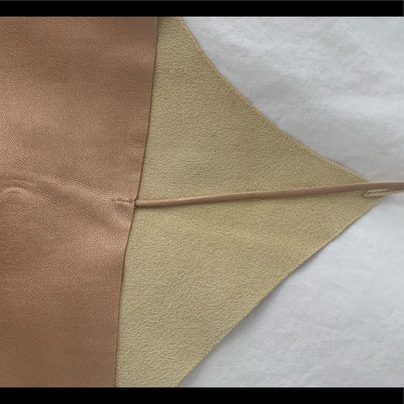 Zara Gold Suede Top - Picture 4 of 4